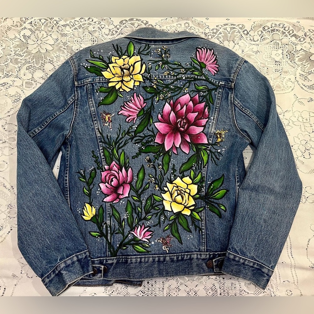 Hand painted Levi’s jacket!